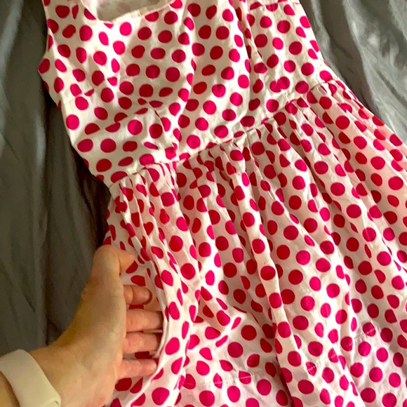 Like New pretty & fun polkadot dress with pockets! - Picture 3 of 6